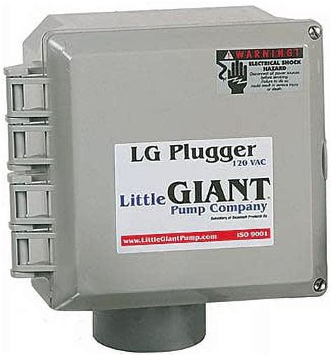 lg plugger junction box little giant|Little Giant LG Plugger 120 Volts Junction Box .